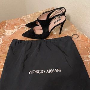 Giorgio Armani black heels